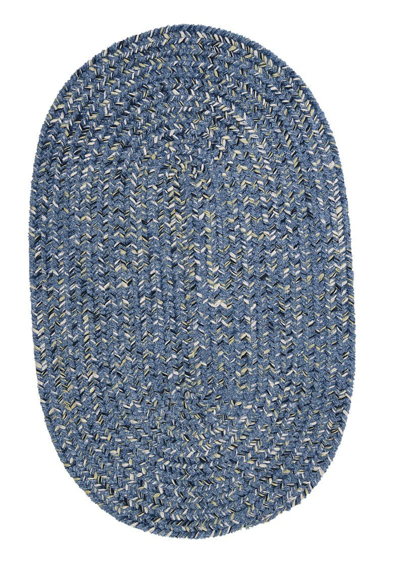 Colonial Mills West Bay Blue Tweed 8Ft X 12Ft