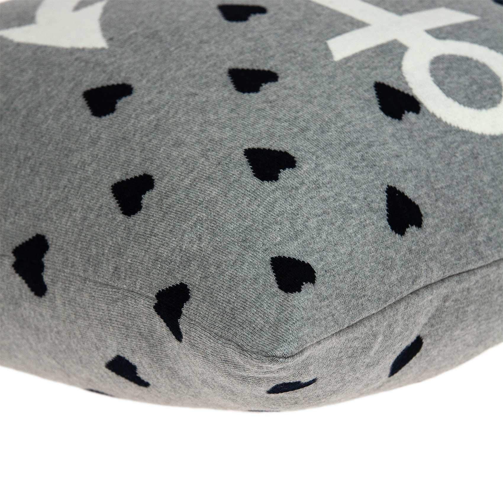 HomeRoots 100% Cotton Parkland Collection Gail Nautical Blue Pillow Cover with Poly Insert