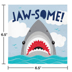 Shark Party Jaw-Some Napkins, 16 Ct