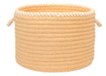 Colonial Mills Surroundings Kids Basket, 12"X12"X8", Pale Banana