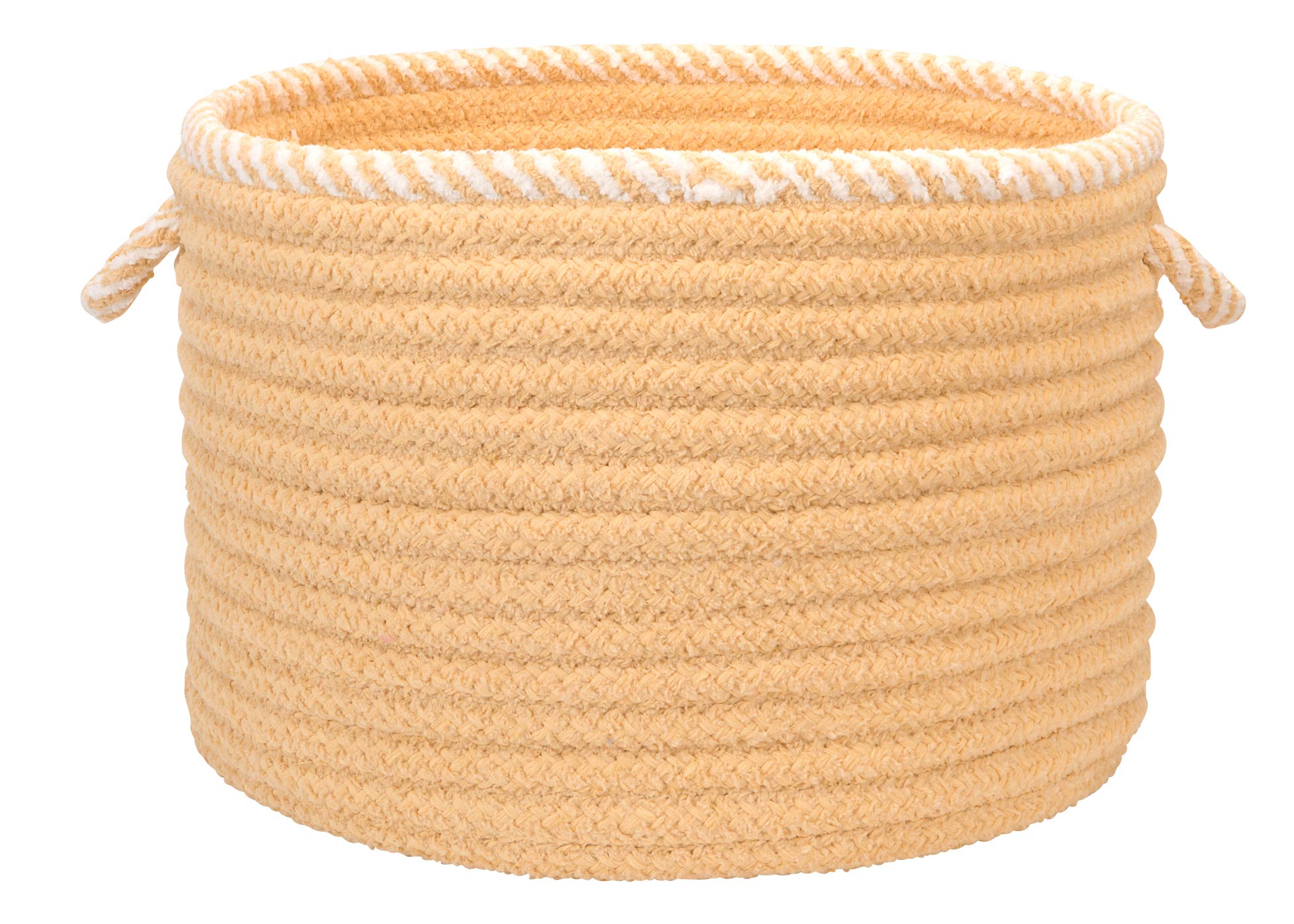 Colonial Mills Surroundings Kids Basket, 12"X12"X8", Pale Banana