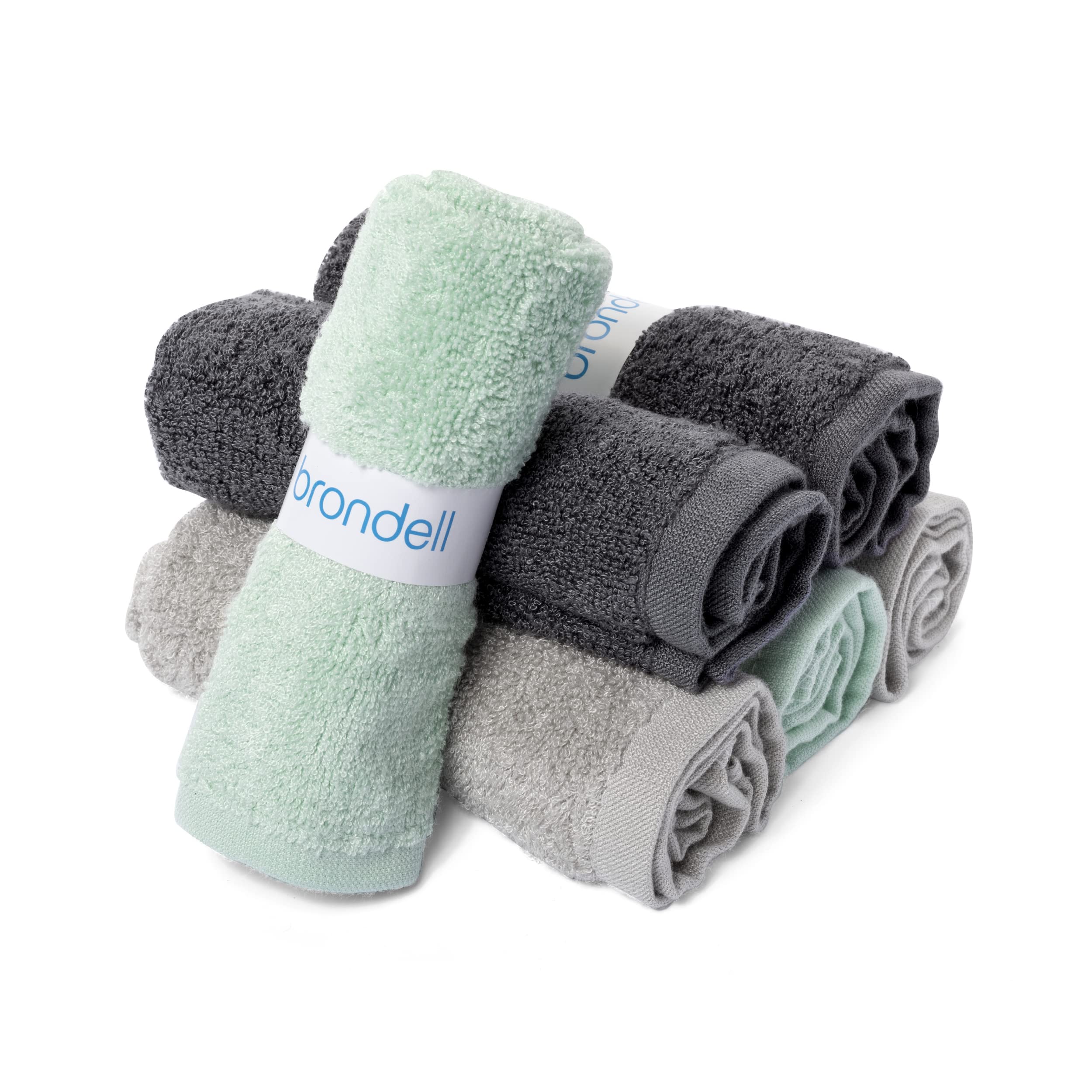 Brondell Ultra-Soft 100% Rayon Derived from Bamboo Bidet Towels for Bathrooms, Soft and Absorbent, Machine-Washable, Quick Dry, 