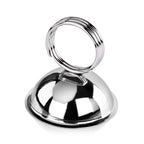 New Star Foodservice 23367 Split-Ring Style, Place Card/Table Number Holder, 2.5 X 2.33 Inch, Silver, Set Of 12