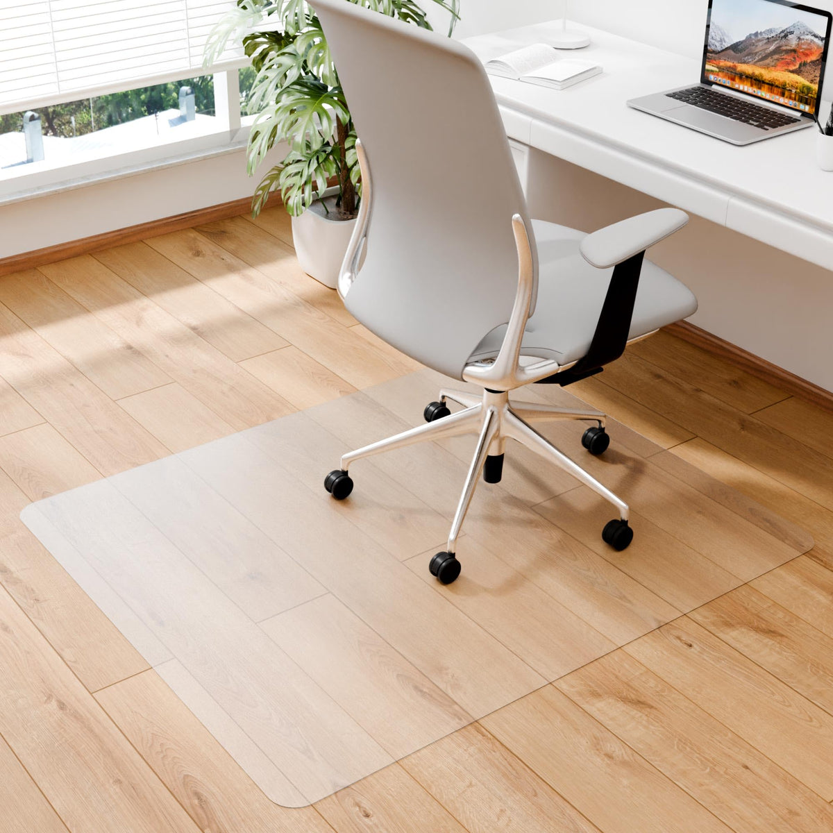 Amyracel Office Chair Mat For Hardwood Floor, 40' X 48' Desk Floor Mat For Hardwood Floors, Clear Desk Chair Mat For Hard Floo