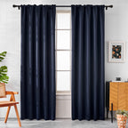 Pickluc Blackout Curtains 84 Inches Long 2 Panels, Black Out Drapes For Bedroom Or Living Room, Back Tab And Rod Pocket Top, Set