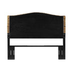 Crosley Furniture Serena Handwoven Natural Fiber Rattan Bed Headboard, Banana Leaf, Queen