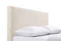 Coaster Home Furnishings Pirro Transitional 46-inch Fabric Upholstered Panel Headboard for Bedroom King Size Sand 315980K