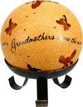 Pavilion Gift Company Grandmothers-4 Pierced Round Candle Tealight Holder, Brown