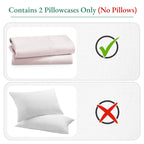 California Design Den Luxuriously Soft Hotel Quality 600 Thread Count, 100% Cotton Set Of 2 Cases, Crisp & Cool Pillow Case King Size Set Of 2, Fits King Pillows (Blush Pink)