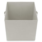 Casafield Set Of 6 Collapsible Fabric Cube Storage Bins, Light Gray - 13'' Foldable Cloth Baskets For Shelves, Cubby Organizers