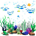 Under The Sea Wall Decals Coral Reef and Seaweed, Ocean Wall Decals Stickers, Undersea Decor Stickers, Underwater Sea Wall Stick