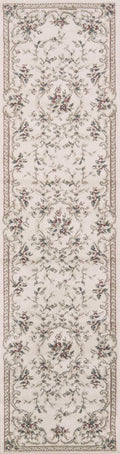 HomeRoots Decor 2' x 7'7' Runner Polypropelene Ivory Area Rug