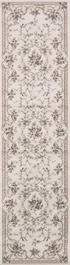 HomeRoots Decor 2' x 7'7' Runner Polypropelene Ivory Area Rug