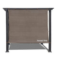 Alion Home Sun Shade Privacy Panel With Grommets And Hems On 4 Sides For Patio, Awning, Window, Pergola Or Gazebo - Mocha Brown