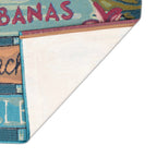 Liora Manne Esencia Indoor/Outdoor Power Loomed Latex Back Non Slip Mat - Transitional Whimsical Beach Colorful (Summer Signs Multi) (2' X 2'10')