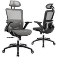 Office Chair Ergonomic Mesh Chair High Back Computer Desk Chair with 3D Armrest Adjustable Lumbar Support and Headrest Receling 