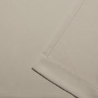 Exclusive Home Sateen Twill Woven Room Darkening Blackout Grommet Top Curtain Panel Pair, 52''X108'', Stone