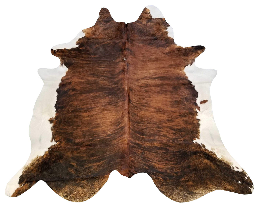 HomeRoots Classic Brindled Brazilian Cowhide Rug