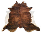 HomeRoots Classic Brindled Brazilian Cowhide Rug