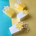 Pinfliers Birthday Decoration Kit For Girls, Daisy Flower Popcorn Tub/Box/Bowl/Bucket/Cups, 1St/2Nd/3Rd/4Th/5Th Bday Table DCor 