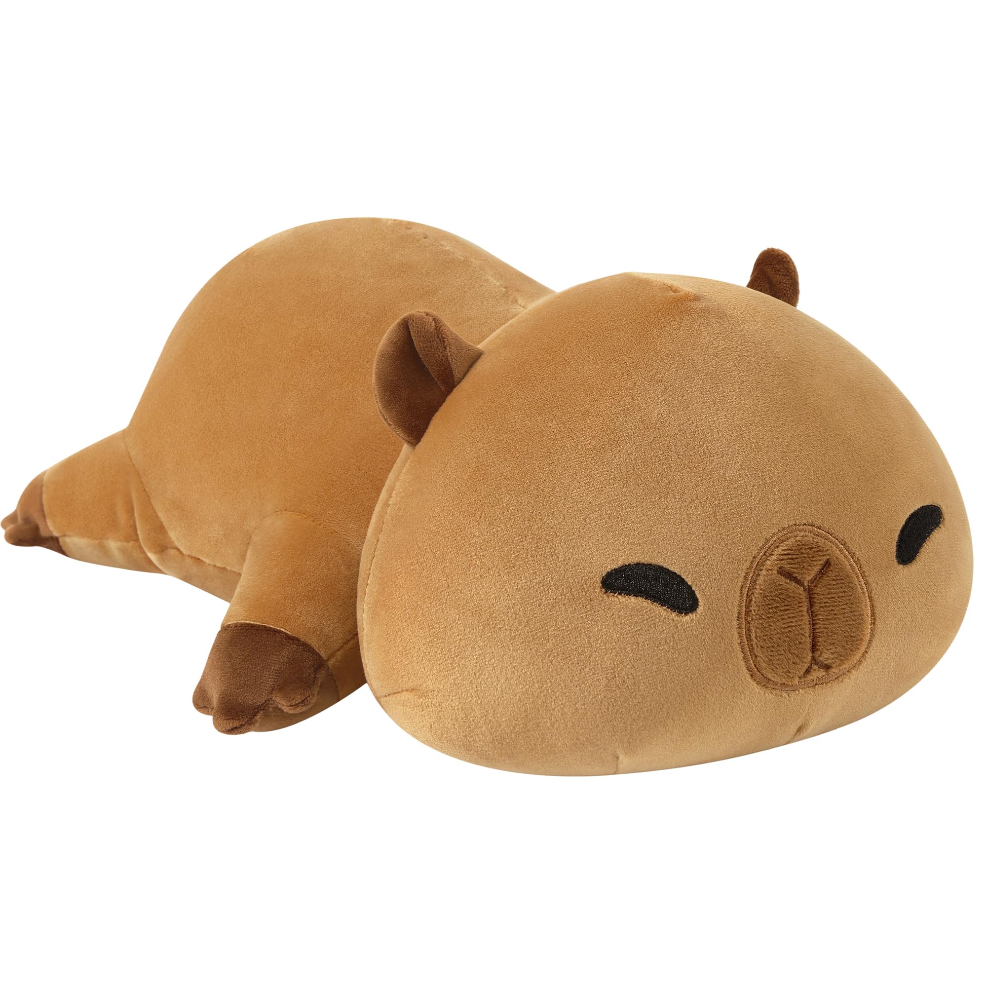 Onsoyours Original 13.8 '|1.8 Pound Weighted Stuffed Animals, Cute Weighted Positive Capybara Plush Pillow Toy Soft Weighted Ca