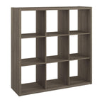 Closetmaid 9 Cube Open Back Storage, Graphite Gray