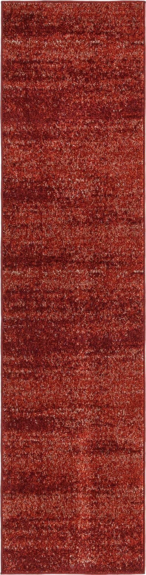 Unique Loom Del Mar Collection Area Rug - Lucille (2' X 8' Runner, Terracotta/ Red)