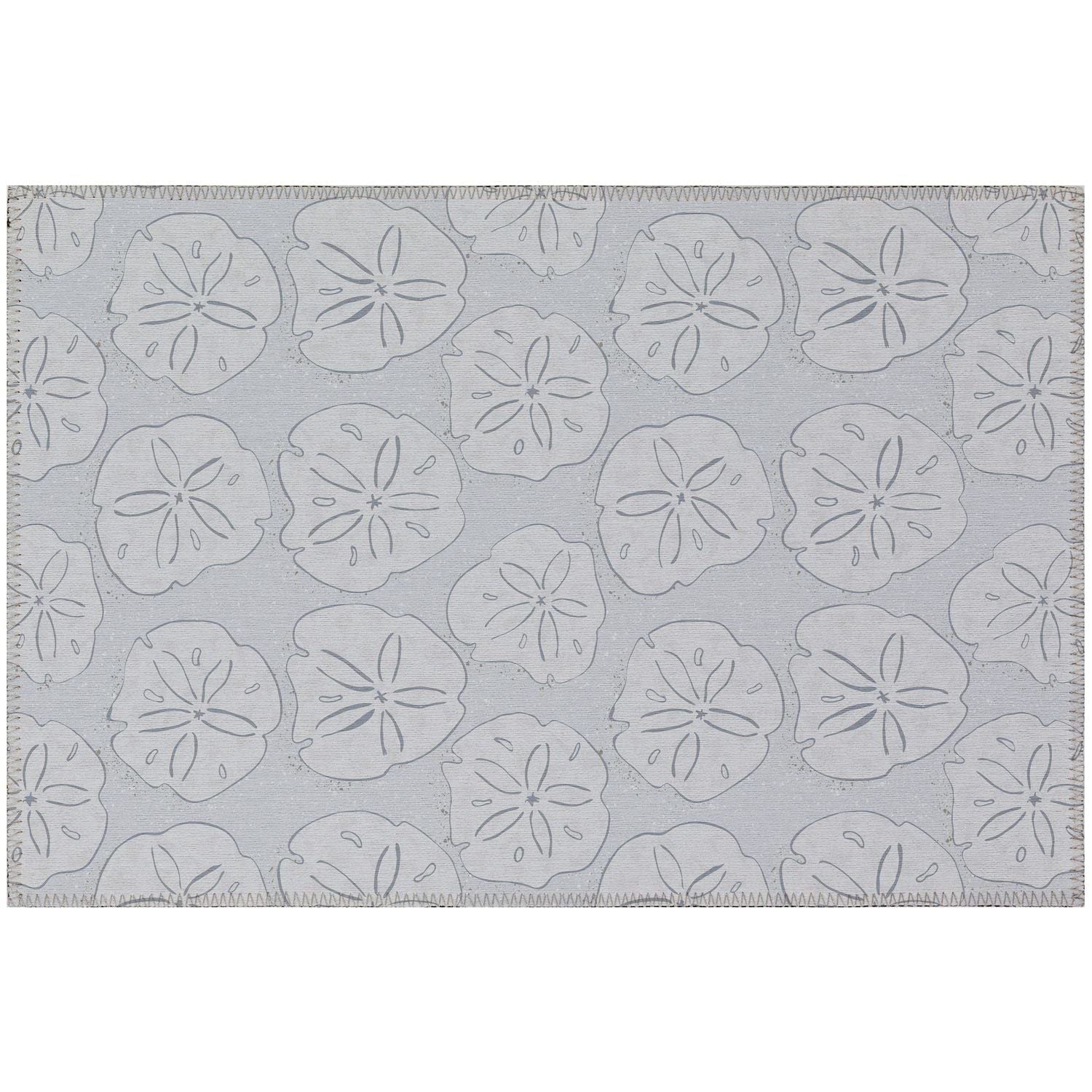 Seabreeze Sz10 Gray Coastal Rug Rectangle 3' X 5'