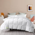 Pure Eco 300 Gsm Comforter Single Bed Blanket/Rajai/Quilt/Dohar (60X 90) Box Stitch Comforter For Single Bed White Color