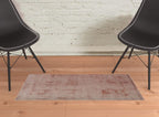 HomeRoots 510946 10 ft. Shag Tufted Handmade Round Rug Pink
