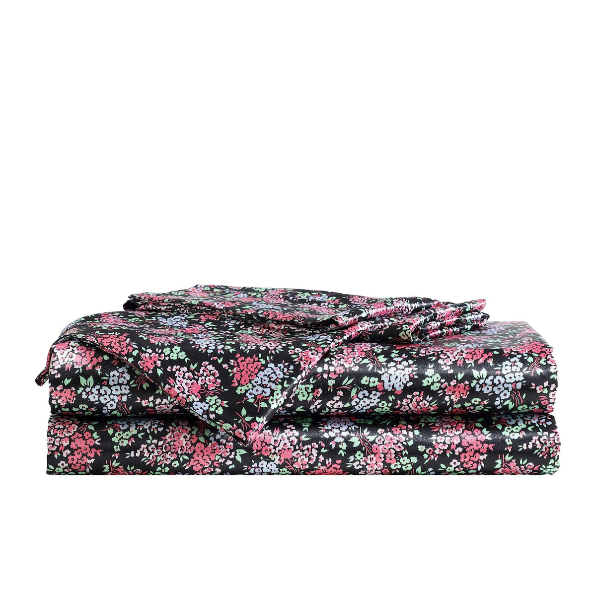 Betsey Johnson - Bed Sheets, Luxurious Satin Bedding With Matching Pillowcases, Deep Pocket, Smooth & Silky Room Essentials (Con
