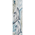 Addison Rugs Harpswell Ahp40 Blue 2'3" X 7'6" Indoor Outdoor Runner Rug, Easy Clean, Machine Washable, Non Shedding, Bedroom, Living Room, Dining Room, Kitchen, Patio Rug