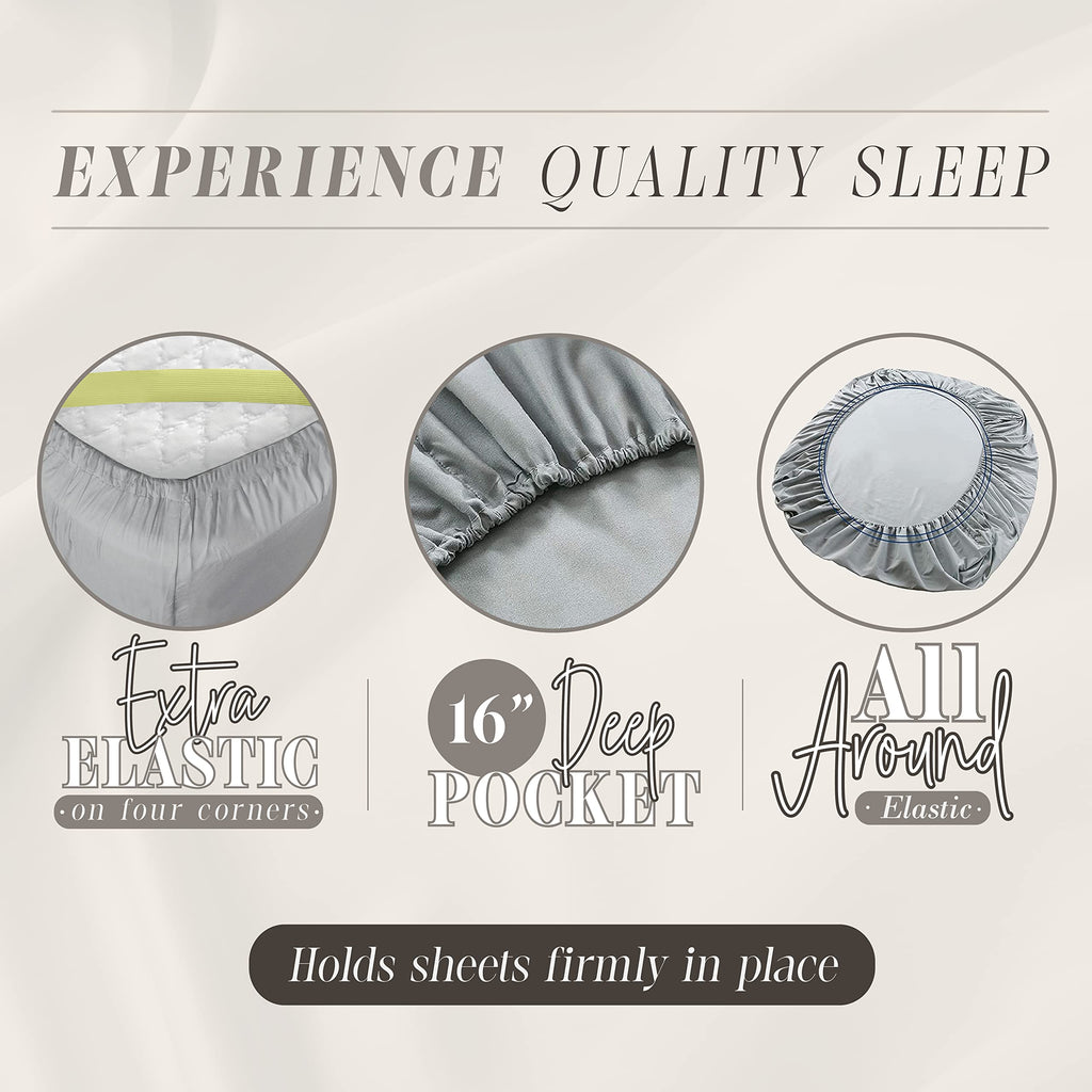 Elegant Comfort Lilliana Plaid 6-Piece Sheet Set, Supreme Coziness Fade & Wrinkle Resistant, 1500 Premium Hotel Quality Microfiber, Sheet Featuring Smart Pockets, Plaid Sheet Set, Twin, Red