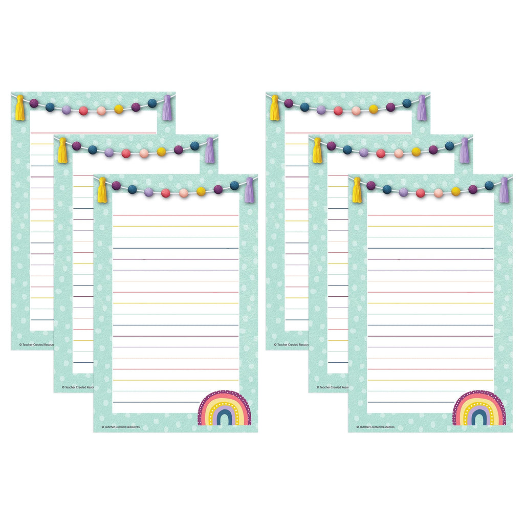 Teacher Created Resources Oh Happy Day Notepad, Pack of 6
