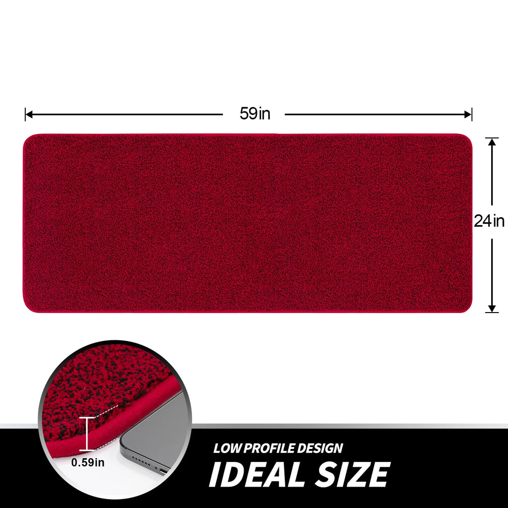 Linla Indoor Doormat-Super Absorbs Mud Mat, Washable & Non-Slip Clean Door Mat For Outdoor Front Door Inside Dirt Trapper Mats S