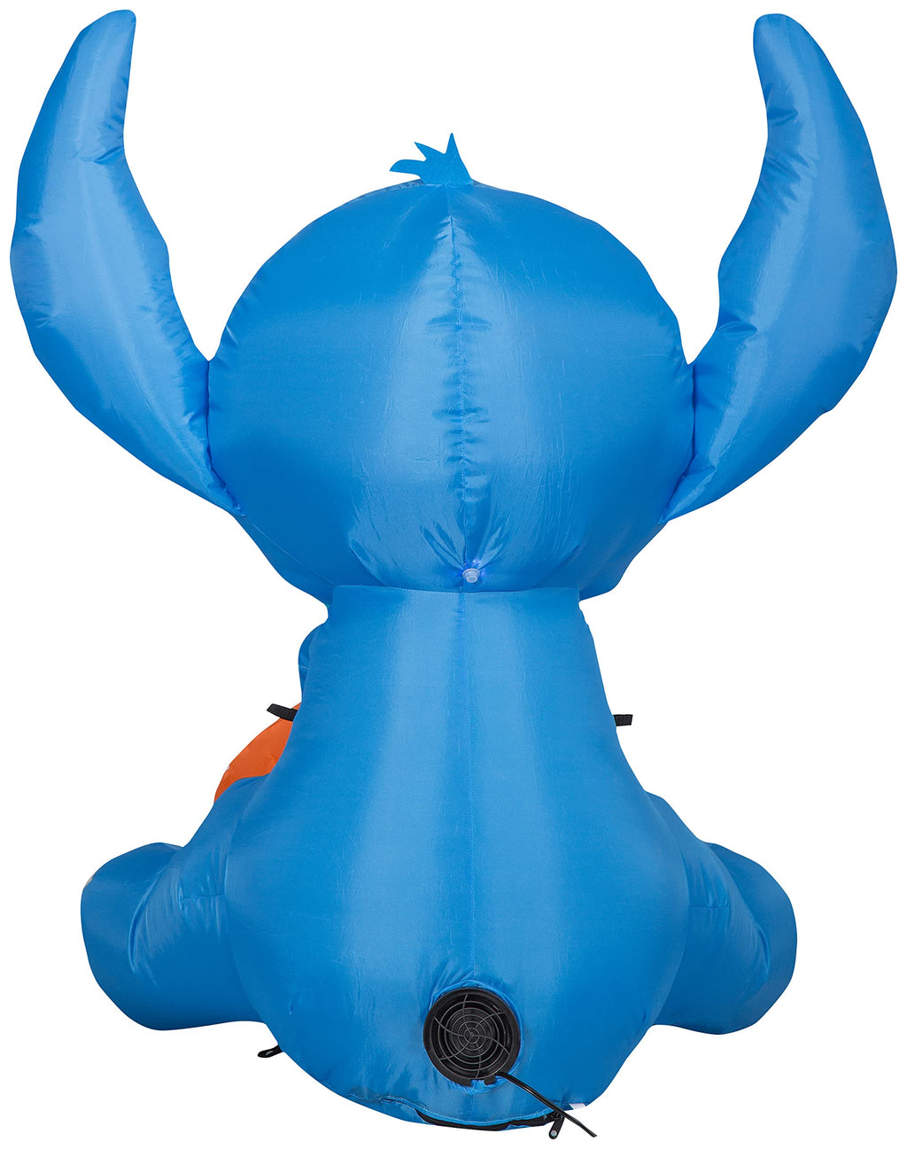 Gemmy Airblown Stitch W/Jol Disney, 3 Ft Tall, Multi
