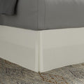 Today'S Home Classic Tailored, Microfiber, 14' Drop Length Bed Skirt Dust Ruffle, Queen, Ivory