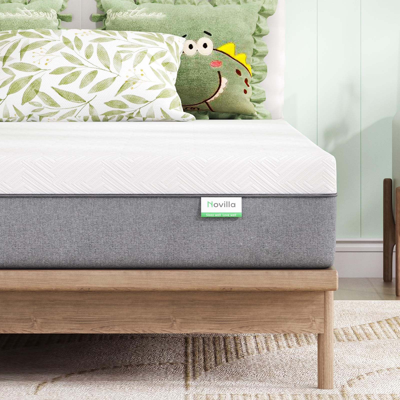 Novilla Full Mattress, 6-Inch Gel Memory Foam Mattress for Cool Sleep & Pressure Relief?Medium Firm Full Size Mattress in a Box,