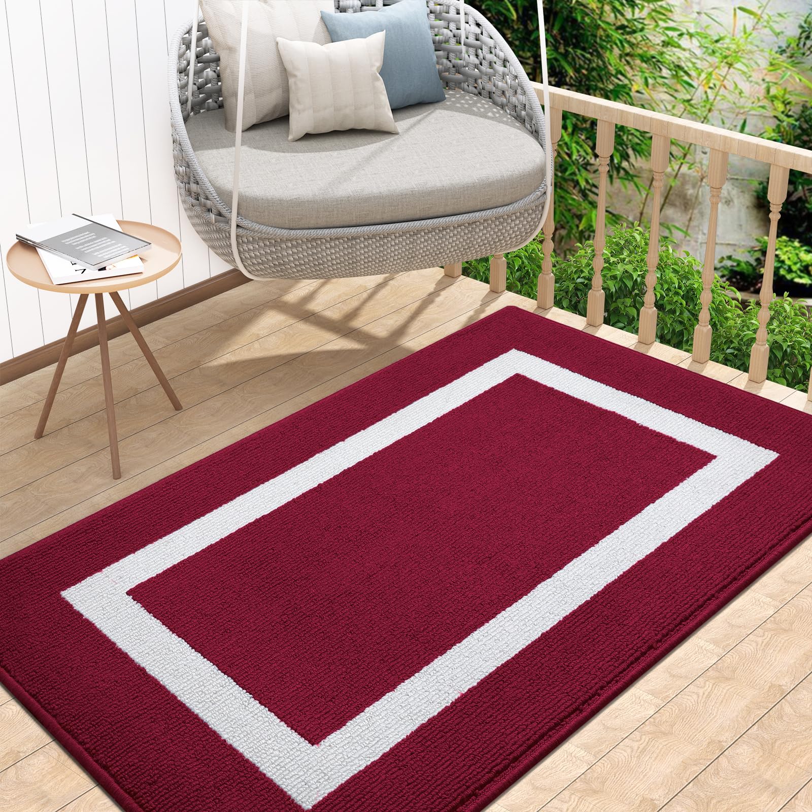 Olanly Indoor Door Mat, 48X32, Non-Slip Absorbent Resist Dirt Entrance Mat, Washable Low-Profile Inside Entry Doormats For Entry