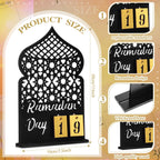 Doublefill Ramadan Calendar Set Ramadan Advent Calendar 30 Days Wooden Eid Mubarak Diy Countdown Calendar Ramadan Decoration Gif
