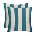 Rsh Decor: Sunbrella Square Throw Pillows Set Of 2 | 20' X 20' | Water And Fade-Resistant Performance Fabric | Outdoor Decorat