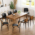 Yafiti Dining Chairs Set Of 8, Fsc Certified Mid Century Modern Accent Dining Room And Kitchen Chairs, Upholstered Pu Leather Di