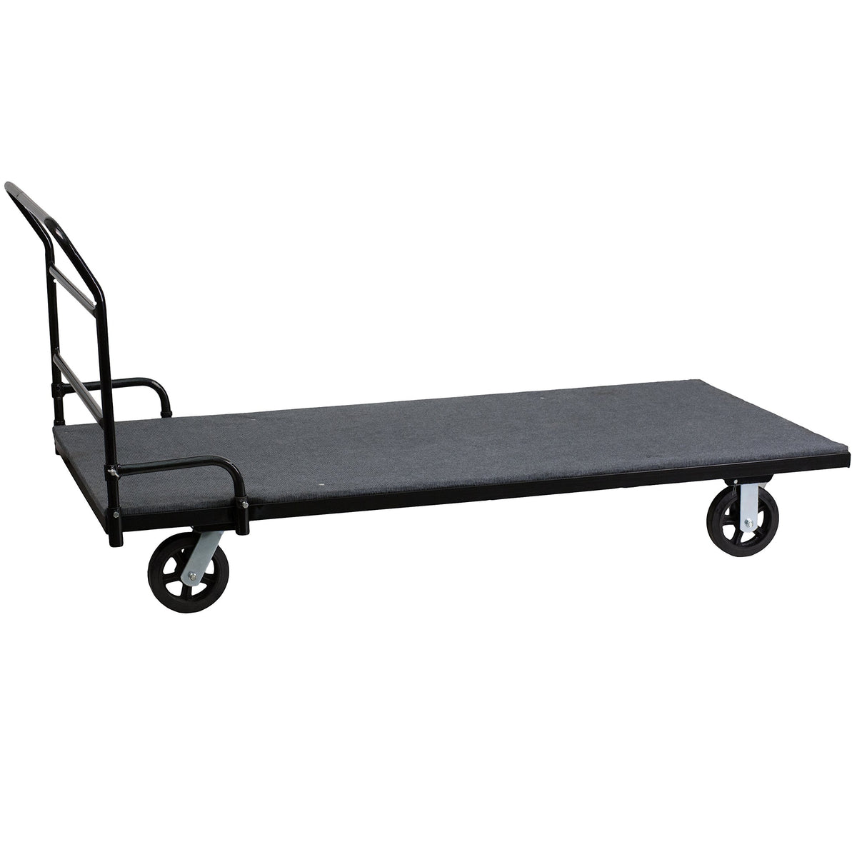 Flash Furniture Neena Folding Table Dolly with Carpeted Platform for Rectangular Tables