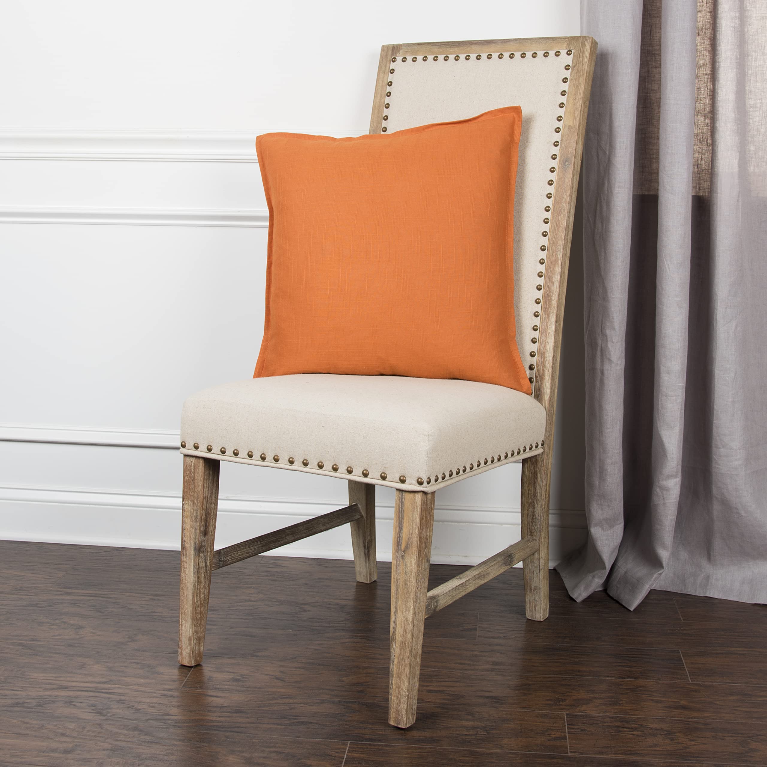 Rizzy Home | T03715 | 20&quot;x20&quot; Black/Neutral Decorative Pillow | Down Fill