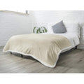 Pavilia Cream Beige Sherpa Fleece Throw Blanket For Couch Twin, Soft Thick Bed Blanket Sofa, Cozy Warm Throw Blanket All Season,