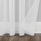 No. 918 Emily Sheer Voile Grommet Curtain Panel, 59'' X 120'', White