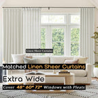 Shineland Cream Blackout Curtains 102 Inch Long,Ivory Black Out Pinch Pleated Insulated Window Coverings For Winter