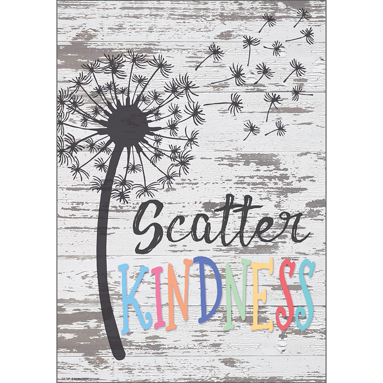 Teacher Created Resources Scatter Kindness Positive Poster, 13-3/8'' x 19''