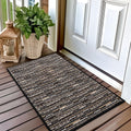Hicorfe Indoor Doormat,24'X35' Front Back Door Mat,Durable Non Slip Rubber Backing,Low-Profile Absorbent Resist Dirt Washable