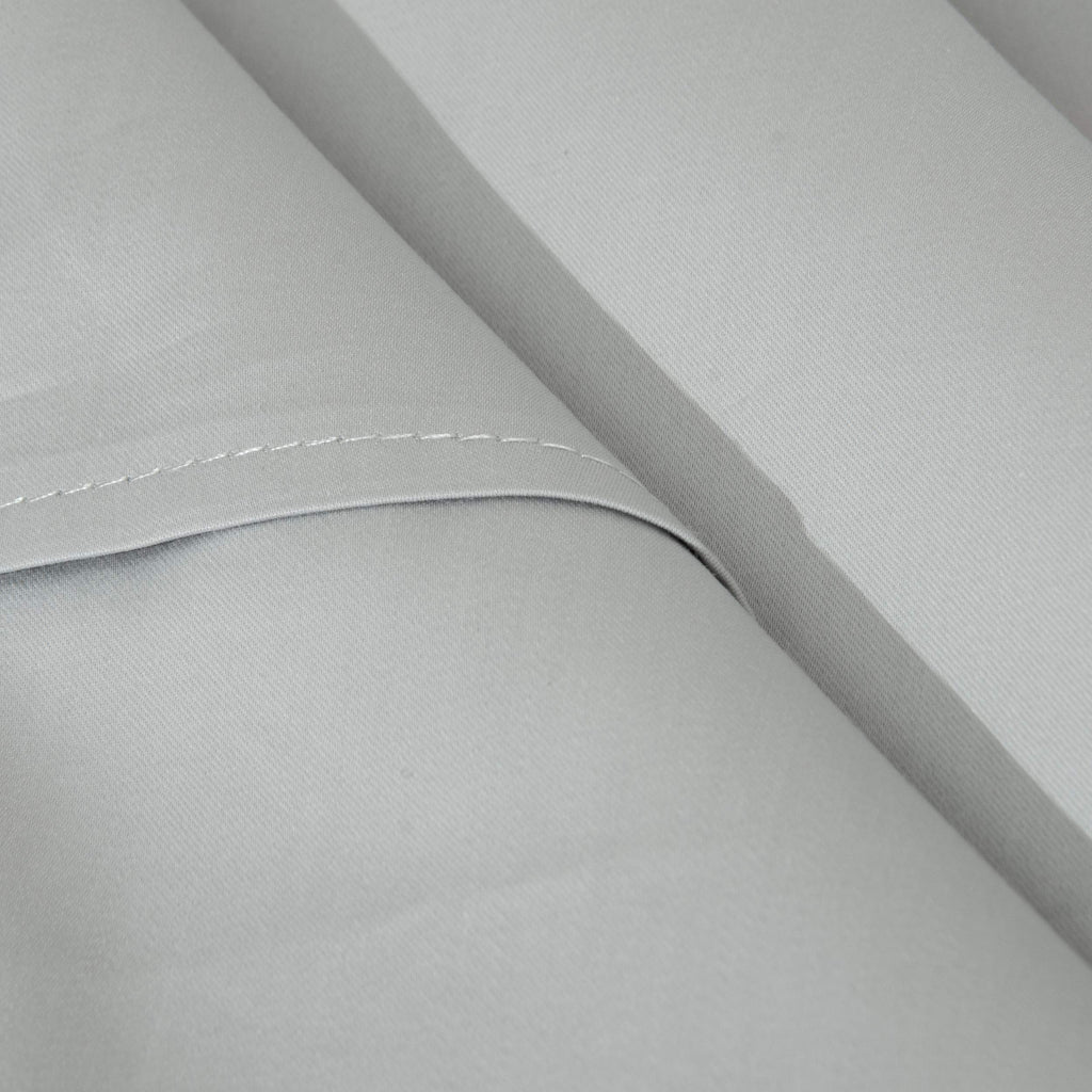 Ntbay 2 Pack 500 Thread Count 100% Egyptian Cotton Queen Pillow Shams, Super Soft And Breathable Oxford Pillowcases For Bed, 20X30 Inches, Light Grey